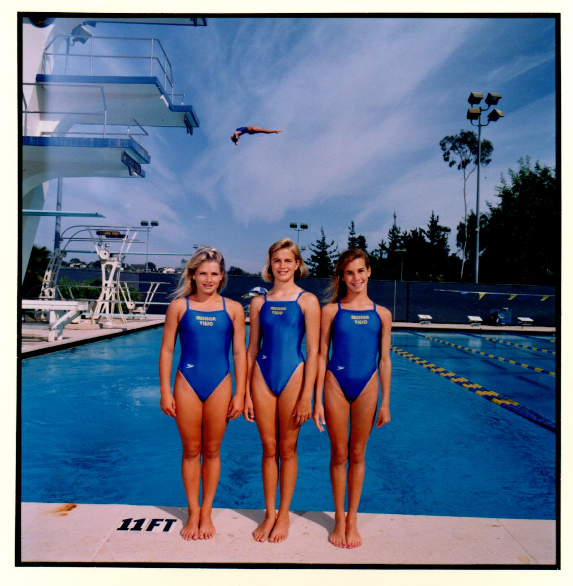 Girls Swim Team, Orange County California