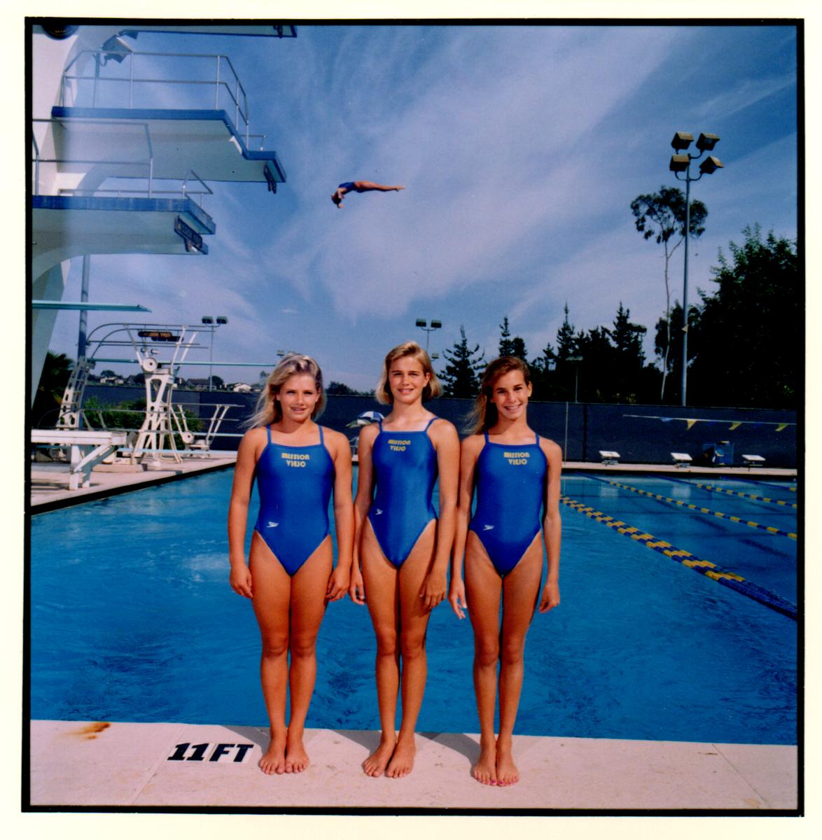 Girls Swim Team, Orange County California