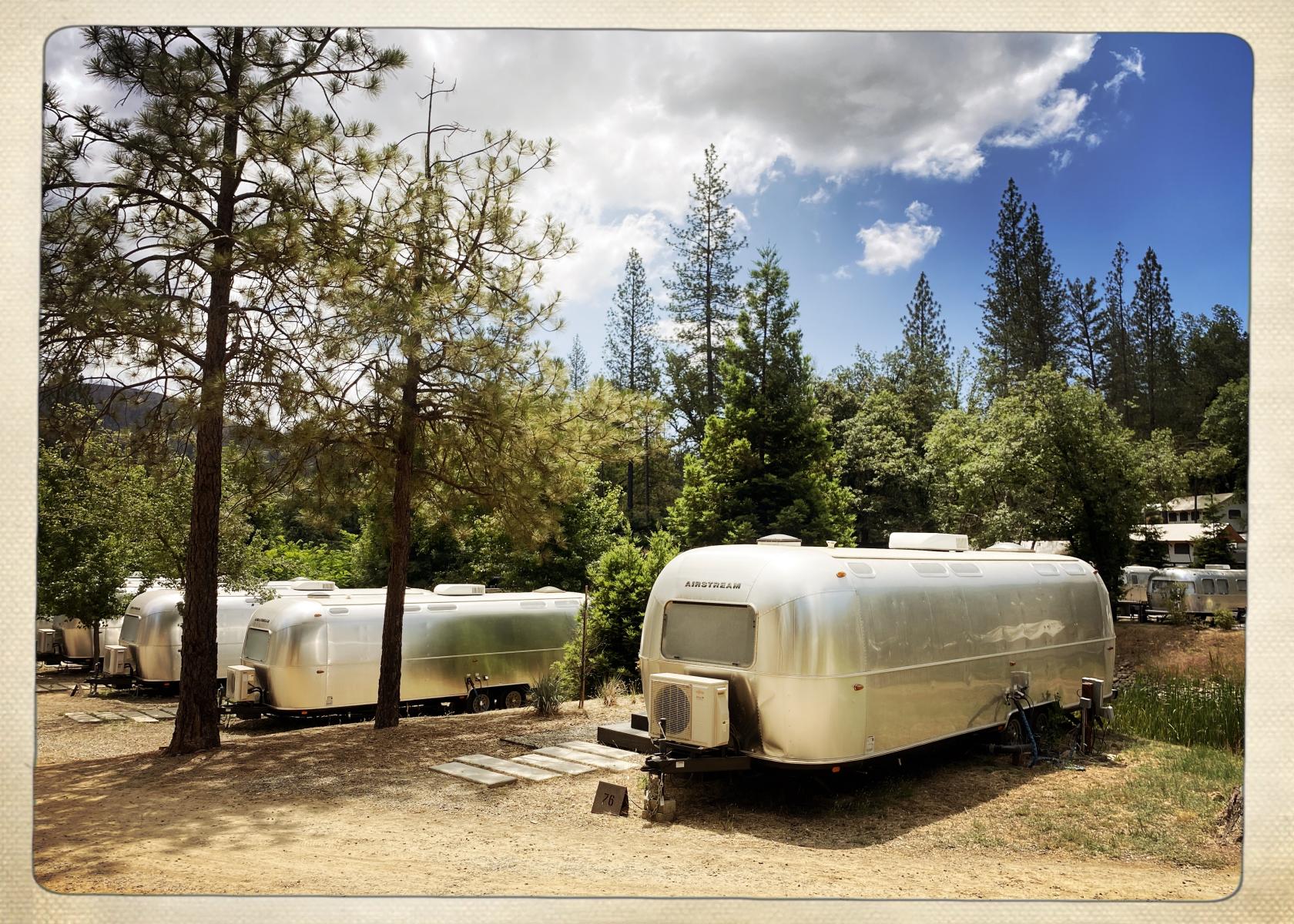 Autocamp in Midpines, a neighborhood of Airstreams
