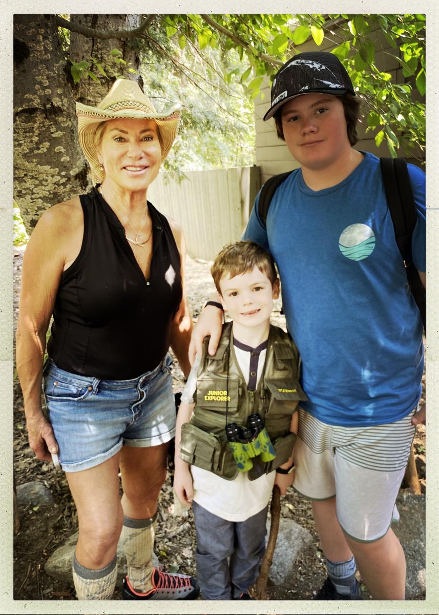 Rennetta and her grandchildren in Yosemite