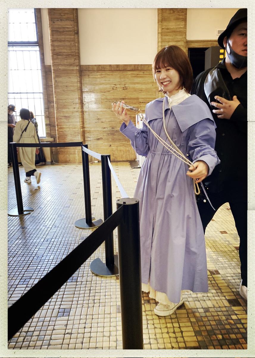 Murakami museum visitor, Kyoto