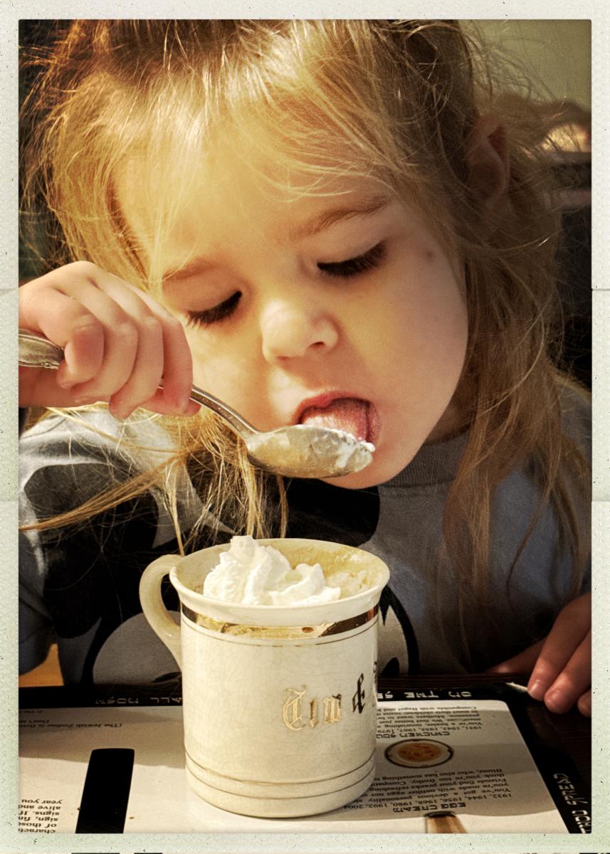 Childhood, hot chocolate