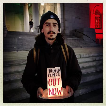 City Hall demonstration