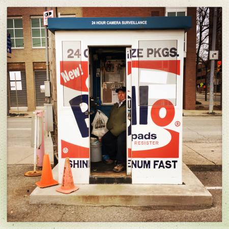 Andy Warhol Museum parking lot attendant