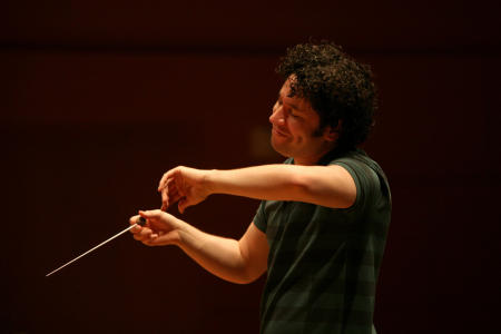 Gustavo Dudamel rehearses, 2008