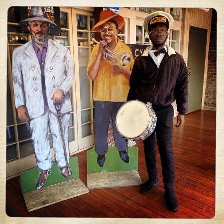 Darrell and his drum, NOLA