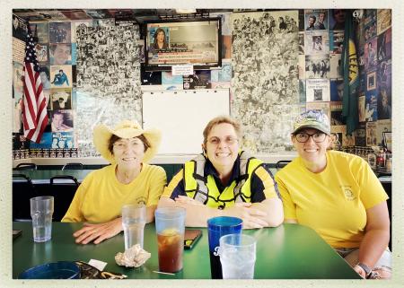 Rotary Lodge volunteers at Happy Burger