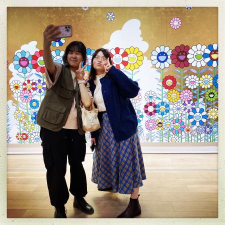 Murakami visitors, Kyocera Museum, Kyoto